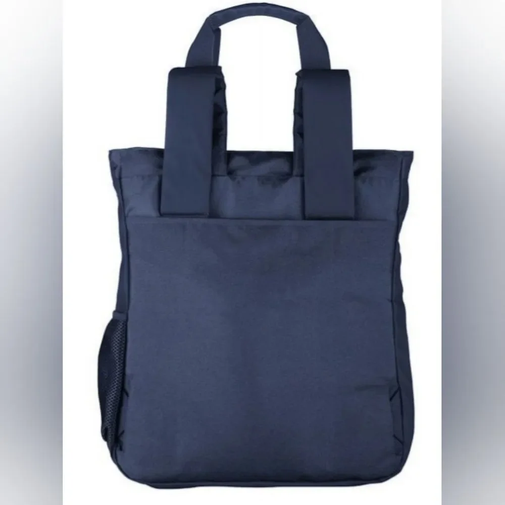 North End NE109 Convertible Insulated Backpack Tote With Handles NWT Navy - Picture 3 of 8